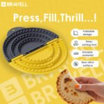 3-in-1 Tortilla Sealer, Tortilla Crimper Includes Free Rolling Pin - Image 2