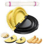 3-in-1 Tortilla Sealer, Tortilla Crimper Includes Free Rolling Pin