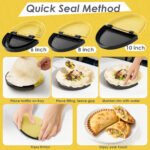 3-in-1 Tortilla Sealer, Tortilla Crimper Includes Free Rolling Pin - Image 5