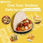 3-in-1 Tortilla Sealer, Tortilla Crimper Includes Free Rolling Pin - Image 4